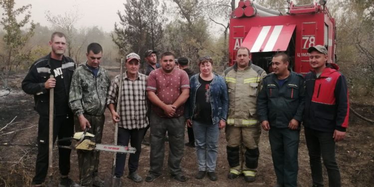 ПОЖАР ПОТУШЕН