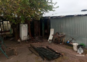 ПОЖАР В ХОРОШЕВСКОЙ