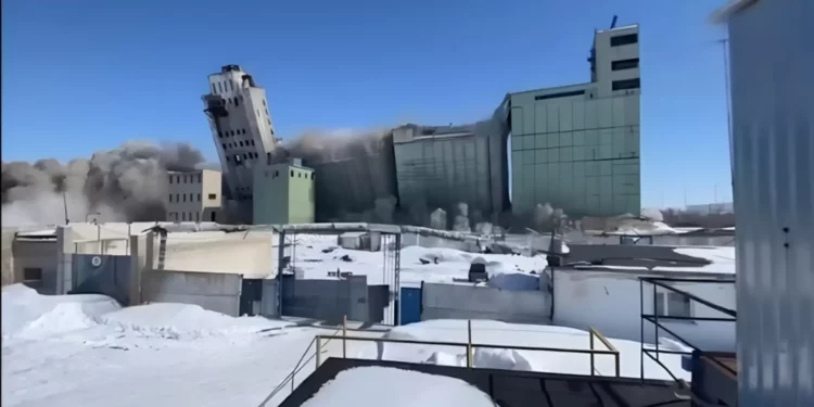 ВЗОРВАЛИ ЭЛЕВАТОР