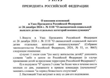 ВНЕСЕНЫ ИЗМЕНЕНИЯ